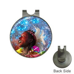 African Star Dreamer Hat Clips With Golf Markers by icarusismartdesigns