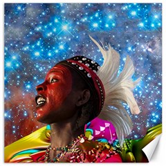 African Star Dreamer Canvas 12  X 12   by icarusismartdesigns