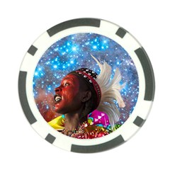 African Star Dreamer Poker Chip Card Guards (10 Pack)  by icarusismartdesigns