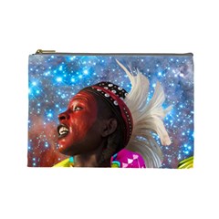 African Star Dreamer Cosmetic Bag (large)  by icarusismartdesigns