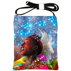 African Star Dreamer Shoulder Sling Bags by icarusismartdesigns