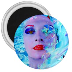 Swimming Into The Blue 3  Magnets by icarusismartdesigns