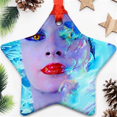 Swimming Into The Blue Ornament (star) 