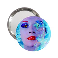 Swimming Into The Blue 2 25  Handbag Mirrors by icarusismartdesigns