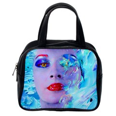 Swimming Into The Blue Classic Handbags (one Side) by icarusismartdesigns