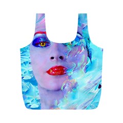 Swimming Into The Blue Full Print Recycle Bags (m)  by icarusismartdesigns