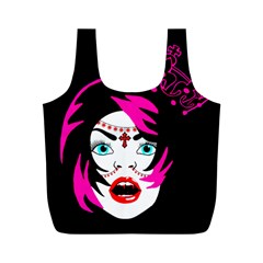 Vampire Gypsy Princess Full Print Recycle Bags (m)  by burpdesignsA