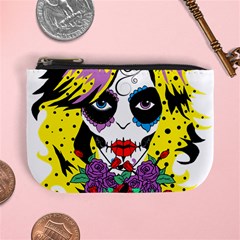 Gothic Sugar Skull Mini Coin Purses