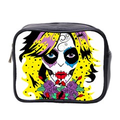 Gothic Sugar Skull Mini Toiletries Bag 2-side by burpdesignsA