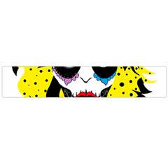 Gothic Sugar Skull Flano Scarf (large) by burpdesignsA