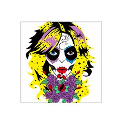 Gothic Sugar Skull Satin Bandana Scarf by burpdesignsA