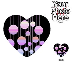 Pink Elegance  Multi-purpose Cards (heart) 