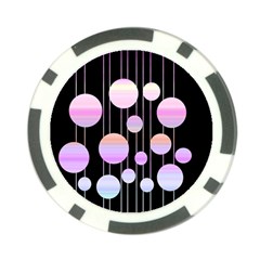 Pink Elegance  Poker Chip Card Guards (10 Pack)  by Valentinaart