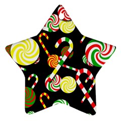 Xmas candies  Star Ornament (Two Sides) 