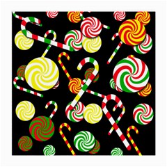 Xmas candies  Medium Glasses Cloth