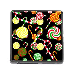 Xmas Candies  Memory Card Reader (square) by Valentinaart