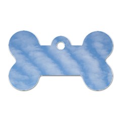 Wavy Clouds Dog Tag Bone (one Side) by GiftsbyNature