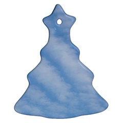 Wavy Clouds Christmas Tree Ornament (2 Sides) by GiftsbyNature