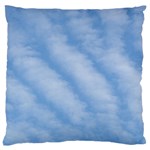 Wavy Clouds Large Cushion Case (Two Sides) Front