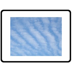 Wavy Clouds Double Sided Fleece Blanket (large) 