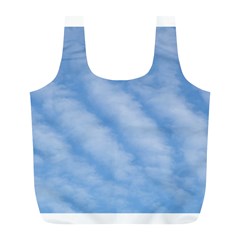 Wavy Clouds Full Print Recycle Bags (l)  by GiftsbyNature