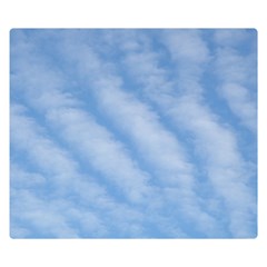 Wavy Clouds Double Sided Flano Blanket (small)  by GiftsbyNature