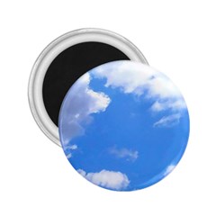 Clouds And Blue Sky 2 25  Magnets by picsaspassion