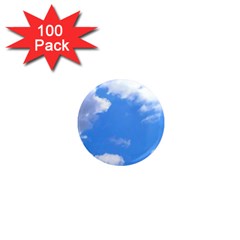 Clouds And Blue Sky 1  Mini Magnets (100 Pack)  by picsaspassion