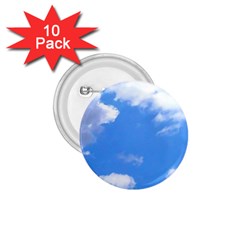 Clouds And Blue Sky 1 75  Buttons (10 Pack) by picsaspassion