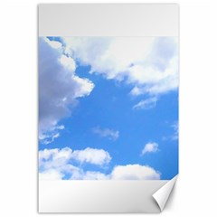 Clouds And Blue Sky Canvas 24  X 36  by picsaspassion