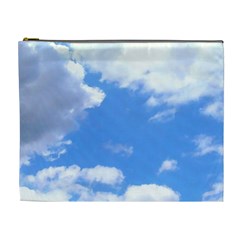 Clouds And Blue Sky Cosmetic Bag (xl) by picsaspassion