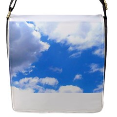 Clouds And Blue Sky Flap Messenger Bag (s) by picsaspassion