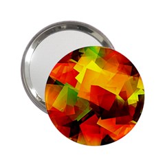 Indian Summer Cubes 2 25  Handbag Mirrors by designworld65