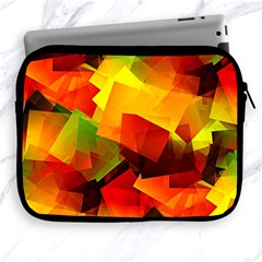 Indian Summer Cubes Apple Ipad 2/3/4 Zipper Cases by designworld65