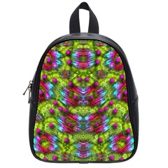 Freedom In Colors And Floral School Bags (small)  by pepitasart