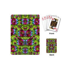 Freedom In Colors And Floral Playing Cards (mini) 