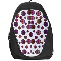 Shimmering Polka Dots Backpack Bag by pepitasart