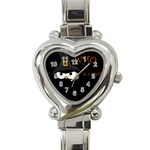 Who is a witch? Heart Italian Charm Watch Front