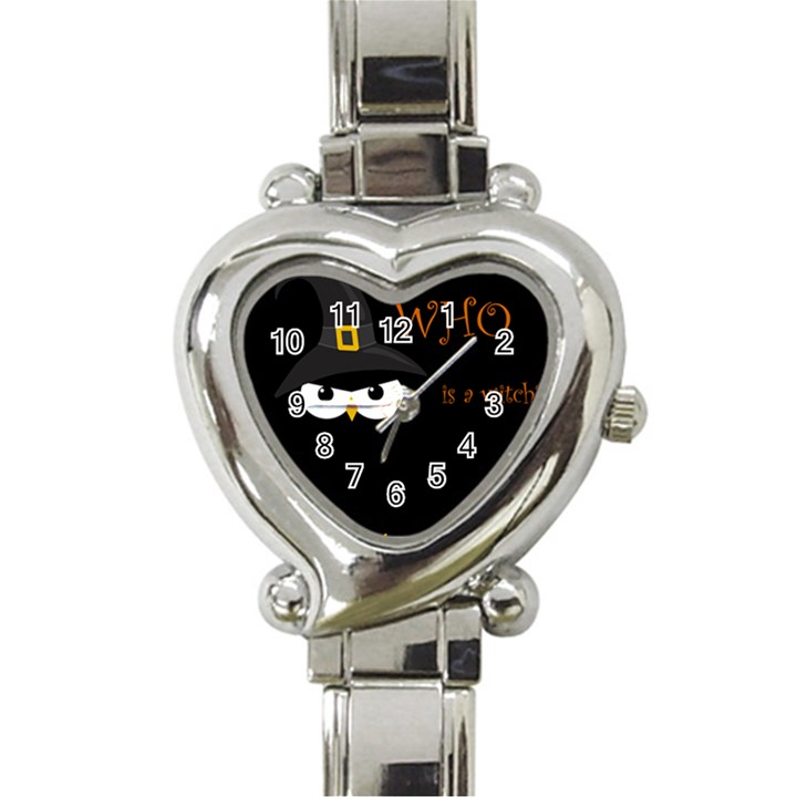 Who is a witch? Heart Italian Charm Watch