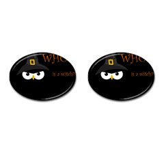 Who Is A Witch? Cufflinks (oval) by Valentinaart