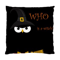 Who Is A Witch? Standard Cushion Case (one Side) by Valentinaart