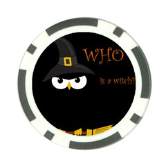 Who Is A Witch? Poker Chip Card Guards (10 Pack)  by Valentinaart