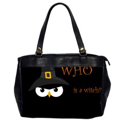 Who Is A Witch? Office Handbags (2 Sides)  by Valentinaart