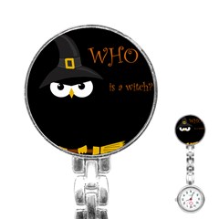 Who Is A Witch? Stainless Steel Nurses Watch by Valentinaart