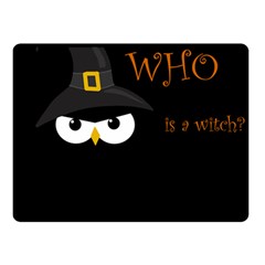 Who Is A Witch? Double Sided Fleece Blanket (small)  by Valentinaart