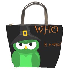 Who Is A Witch? - Green Bucket Bags by Valentinaart