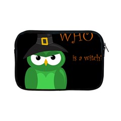 Who Is A Witch? - Green Apple Ipad Mini Zipper Cases by Valentinaart