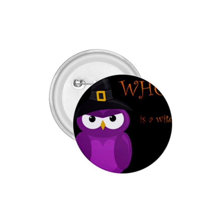 Who is a witch? - purple 1.75  Buttons