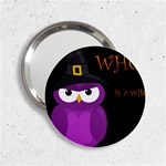 Who is a witch? - purple 2.25  Handbag Mirrors Front