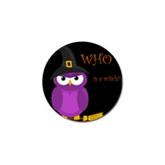 Who Is A Witch? - Purple Golf Ball Marker (10 Pack) by Valentinaart